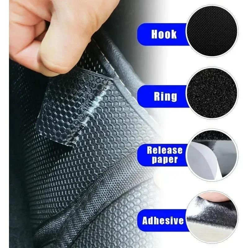 Xiaomi Universal Traceless Adhesive Tape Carpet Mat Fixing Stickers Non Slip Invisible Nylon Magic Tape For Car Foot Pad SUV