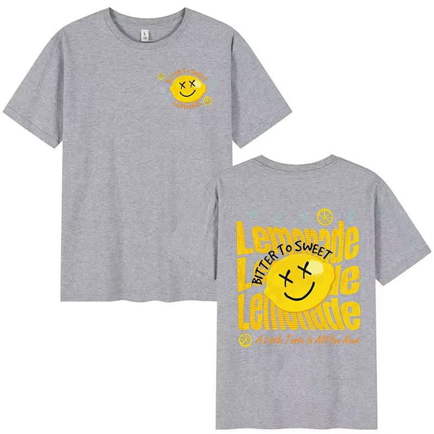 2026 Louis Tomlinson Lemonade Tour Print TShirt for Unisex and Women Summer HighQuality Harajuku TShirt