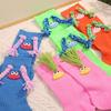 Funny Cartoon Socks Crazy Silly Socks with Braids Women Men Crew Socks with Sausage Lips Eyes for Party Daily Wear Birthday Festive Gifts