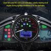 Super Cab C50 Speedometer, Motorized Meter, 1 * Motorcycle Speedometer, Multifunctional LED Speedometer DC