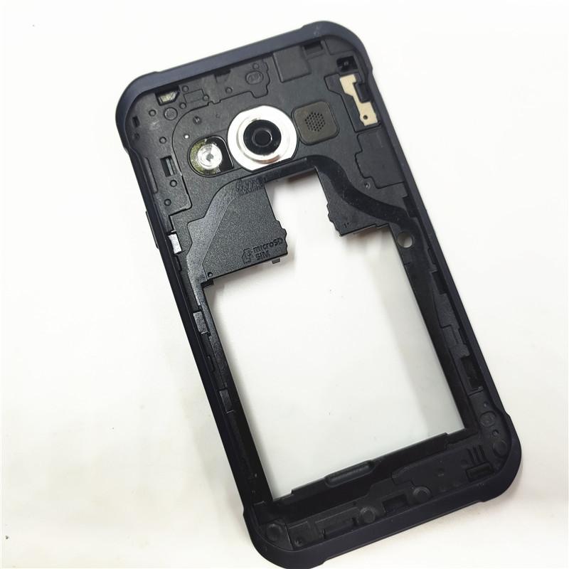 Full Housing Cover For Samsung Galaxy Xcover 3 G388 G388F Middle Frame Plate With Camera Lens + Battery Cover Back Case