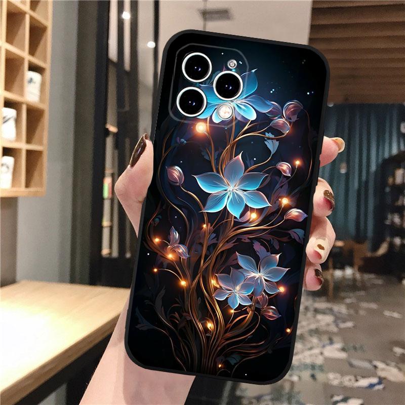 Чехол для телефона с цветочным принтом для iPhone Samsung Galaxy Redmi Xiaomi Oppo OnePlus Note SA 7 8 9 10 11 12 13 14 20 21 22 23 53 54 Pro Max Plus Ultra TPU Soft