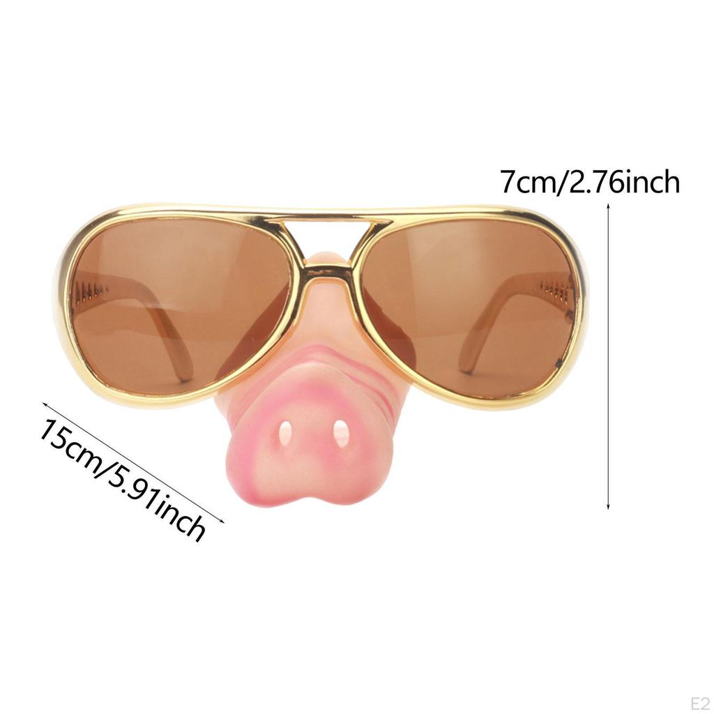 Pig Big Nose Glasses Decorative for Fancy Dress Birthday Photo Props