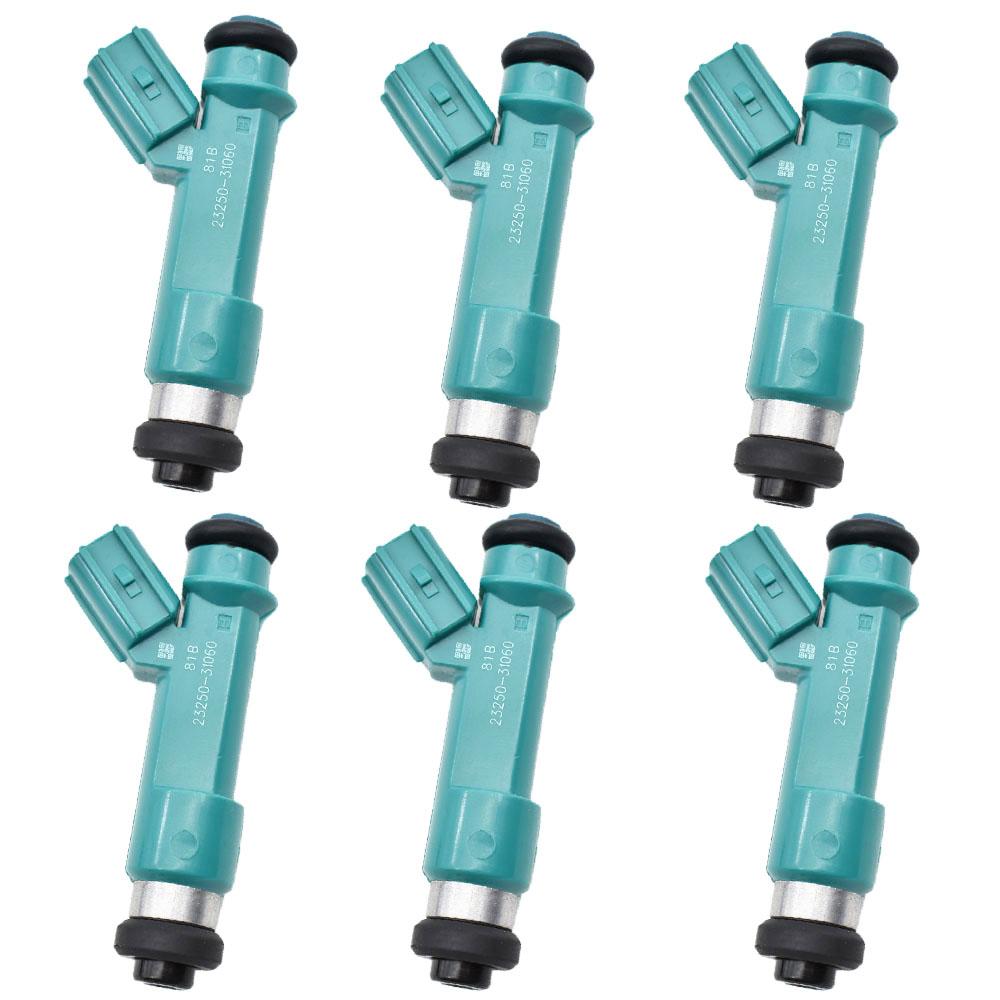 6PCS NEW Fuel Injector 23209-39075 For Toyota 4Runner FJ Cruiser Tacoma Tundra 23250-31060 2325039075 23209-39075