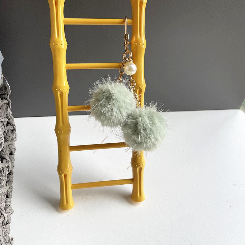 1 шт. Мягкая цепочка, цветной брелок, модная сумка, кулон, креативный брелок в форме шара, плюшевый