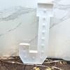 1PC 92CM White Light 3D KT Board Letters Sign-26 Letters & Symbols,Snap-Fit+Stand, for Roman Numerals (XIV/XV/XVI) for Birthday, Anniversary Decor