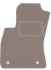 Beige driver's mat for: Fiat Doblo II 0 (2009-2020)