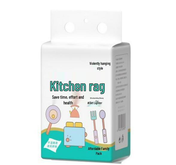 Эксклюзивно для новичков: Одноразовая кухонная салфетка двойного назначения для влажной и сухой уборки