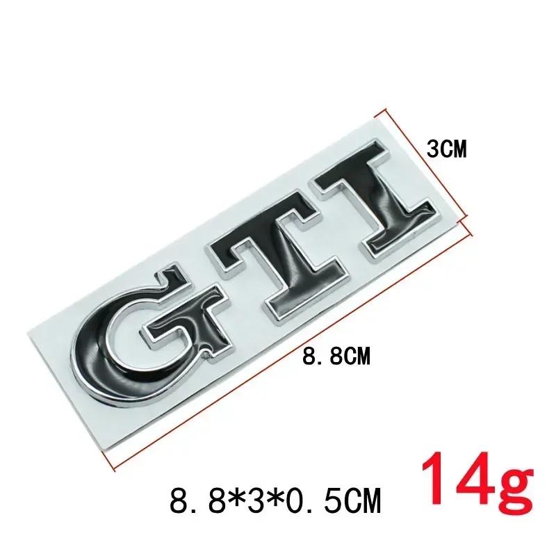 2026 New For VW VOLKSWAGEN for Volkswagen VW Metal GTI Logo Car Rear Trunk Emblem Side Sticker Golf 4 5 6 7 8 Polo Jetta Tiguan