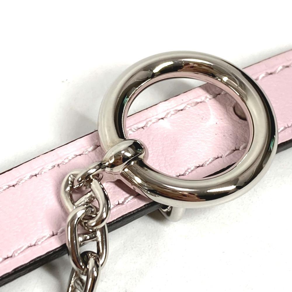 HERMES Carousel Belt Accessories Thin Belt Leather Chain belt  Unused