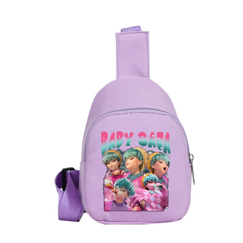 Animation Cartoon Printing Korean Version Trend Lightweight Backpack Women'S Large-Capacity Primary And Secondary School Student Schoolbag