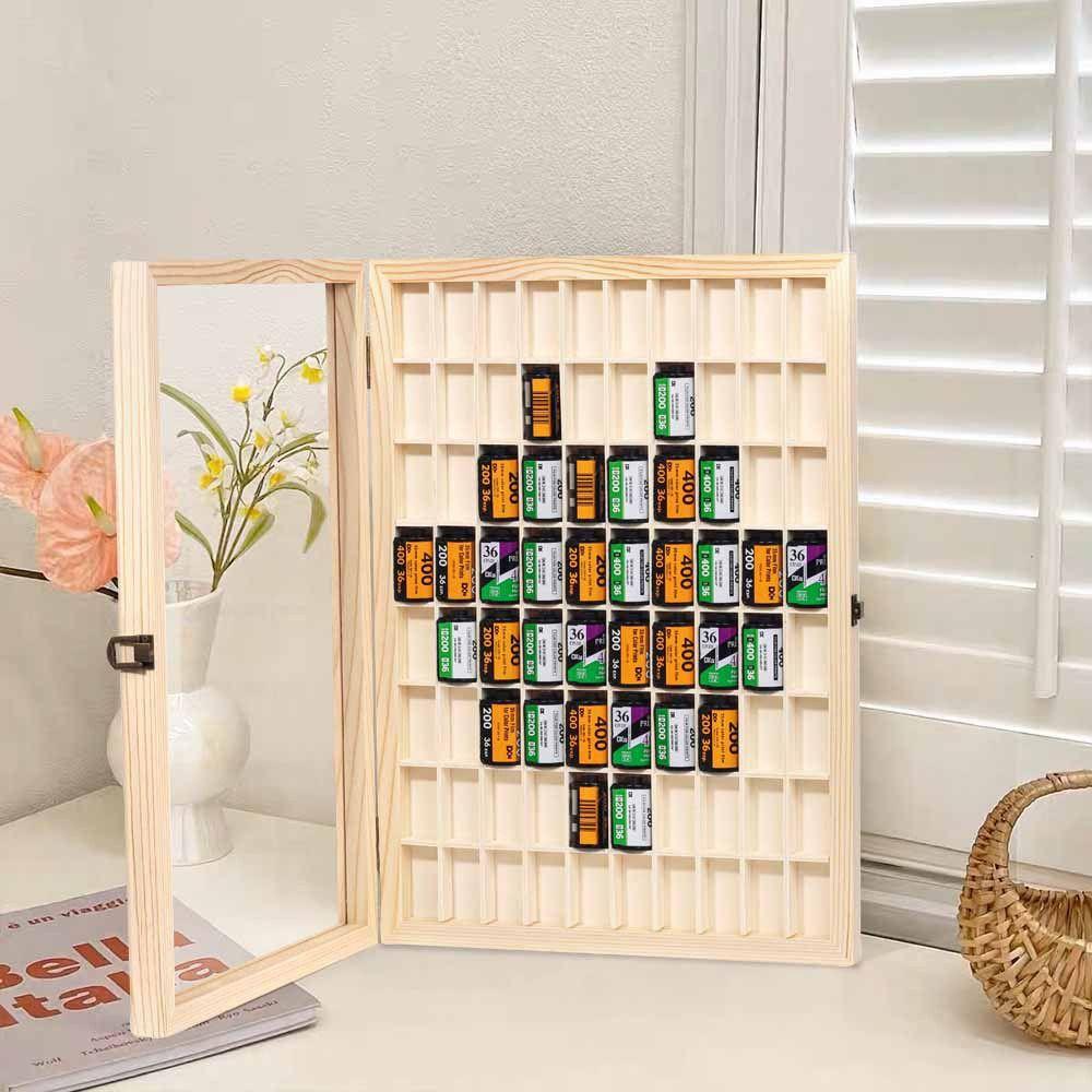 С крышкой Коробка для хранения Пылезащитный чехол Практичная стойка для хранения кассет 135-мм пленки