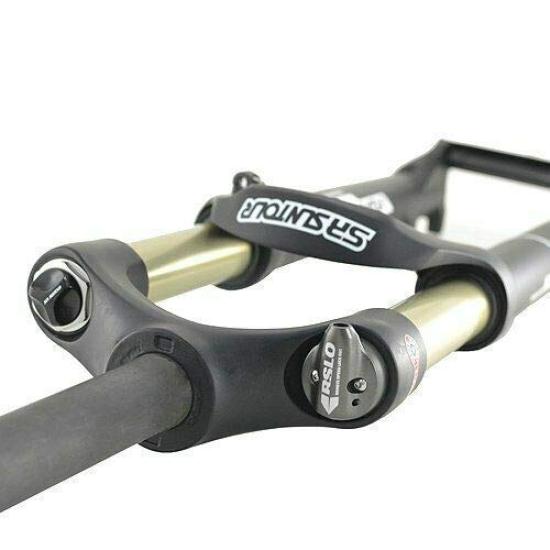 Вилка SR SUNTOUR Raidon 100 мм с дистанционной блокировкой Air QR 9 мм матово-черная 29" #VK1735