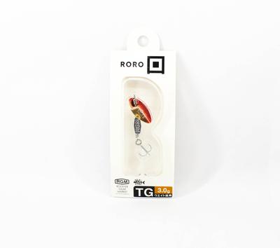 Jackall RGM Roro 3 грамма Вращающаяся тонущая блесна Красно-серебристая (1347)