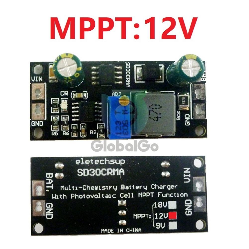 MPPT Солнечный Контроллер Зарядное Модуль для Li-Ion Батарей Регулируемый 1A 3.6V 4.2V 8.4V 12.6V 16.8V Литий-ионный Литиевый Зарядник Батареи Модуль