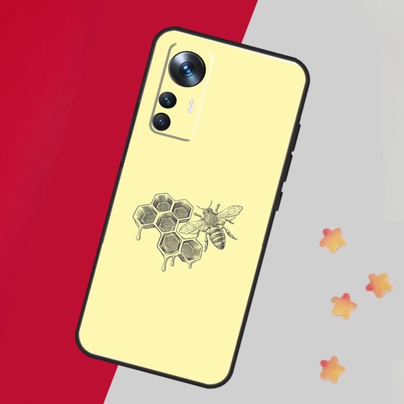 Чехол Мед пчелиный для Xiaomi 13T Pro 12T 11T 12 14 13 Lite 12X POCO F5 X3 X5 Pro X4 F4 M5 M5s F3