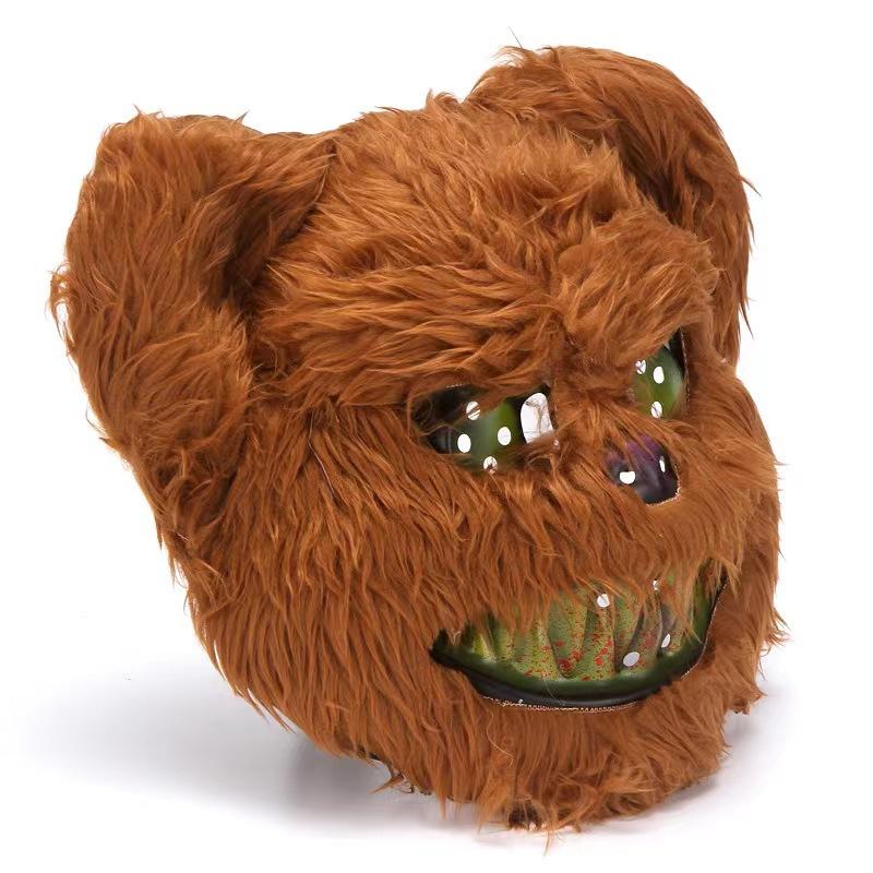 Фаршированная маска медведя, Хэллоуин, выпускной, маски животных