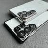 Покрытие Безрамочный Защитный Чехол для Линз для Samsung Galaxy S26 Ultra S23 S22 S2 Edge S24 Plus Тонкий Прозрачный Чехол для Телефона