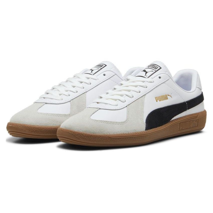 Puma Army Trainer Retro Casual Low Top Sneakers Unisex Sneakers White Gray Black 386607-21