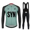 2025 Костюм для шоссейного велоспорта Мужской Комплект спортивной рубашки с длинным рукавом Майка Ciclismo Шоссейный велоспорт Быстросохнущий
