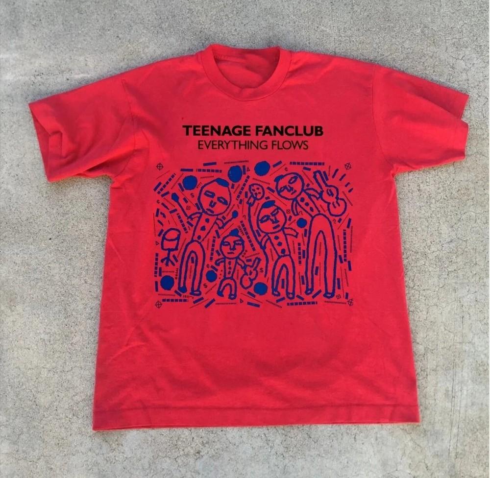 Collection Teenage Fanclub Album Everything Flows Red Shirt Size S-5XL OM557 Unisex T-Shirt