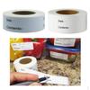 Два рулона по 125 шт. самоклеящихся наклеек для хранения продуктов в морозильной камере и холодильнике
