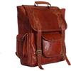 Новый рюкзак из мягкой кожи, мужская винтажная сумка для ноутбука, дорожная сумка из натуральной кожи 17 дюймов