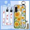 Protective Phone Holder Phone Case For Sony Xperia5 IV Kickstand Dirt-resistant Lanyard Back Cover Waterproof Soft Case