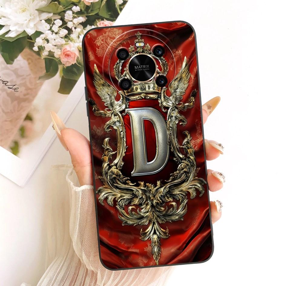 Чехол для Honor X9 5G Модный с начальными буквами и короной Мягкий силикон Защитная крышка для объектива Для Honor Magic 4 Lite Чехол HonorX9 Capa