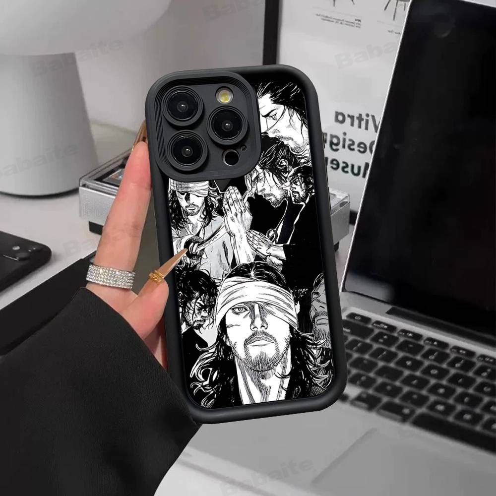 Anime Vagabond Phone Case For IPhone 17 16 15 14 13 12 11 Pro Max Mini Plus Soft TPU Back Cover