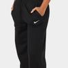Nike Женские флисовые спортивные штаны Phoenix с высокой талией и широкими штанинами, черные/парусные, женская уличная одежда DQ5615-010