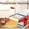 Ручная машина для приготовления пасты с 6 регулируемыми настройками толщины - Ручной привод, Двойной режущий ролик для спагетти, феттуччине, лапши