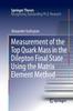 Книга Measurement of the Top Quark Mass In the Dilepton Final State Using the Matrix Element Method