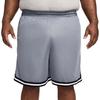 Nike Basketball Shorts With Striped Pattern And Elastic Mid Waist Men Bottoms Gray FN2651-065