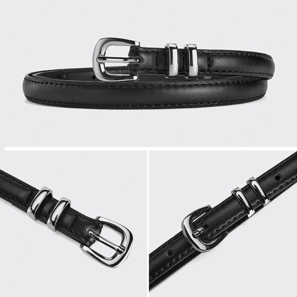 Универсальный ремень из ПУ кожи, повседневный ремень на талию для джинсов, трендовый тонкий ремень