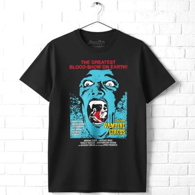 Мужская футболка Hammer Horror Вампирский цирк Клыки Величайшее кровавое шоу на Земле