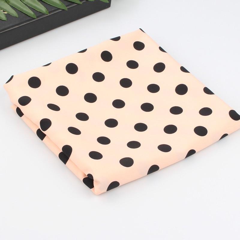 Ткань в горошек, шифоновый материал, поделка для платья, блузки, 100 х 150 см, сделай сам