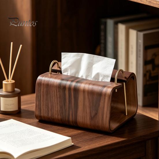 Офисный настольный органайзер, деревянный держатель для салфеток, прямоугольный декоративный диспенсер для бумажных салфеток, органайзер-чехол для спальни, для домашнего декора, настольный диспенсер
