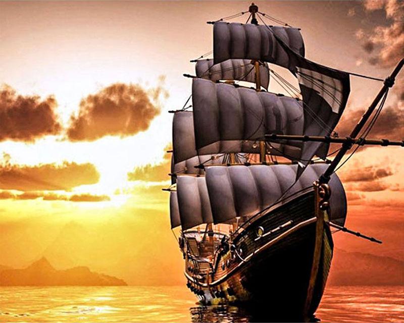 5D DIY Алмазная картина Единороги и женщины Пейзаж Луна Полная площадь/круглая Алмазная вышивка Собака Животные Стразы Мозаика Декор для дома