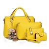 2024 Summer Women's Crocodile Pattern Handbag Set - Four-Piece with Bear Shoulder and Messenger Bags