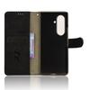 Для Samsung Galaxy Z Fold7 5G Кожаный чехол с эффектом кожи Противоударный Чехол-кошелек Книжка для телефона