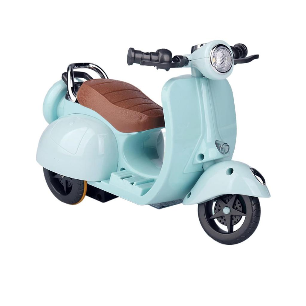 Миниатюрный игрушечный мотоцикл для трюков, вращающийся на 360 градусов, кукольные аксессуары для домашних животных, модель электрического мотоцикла