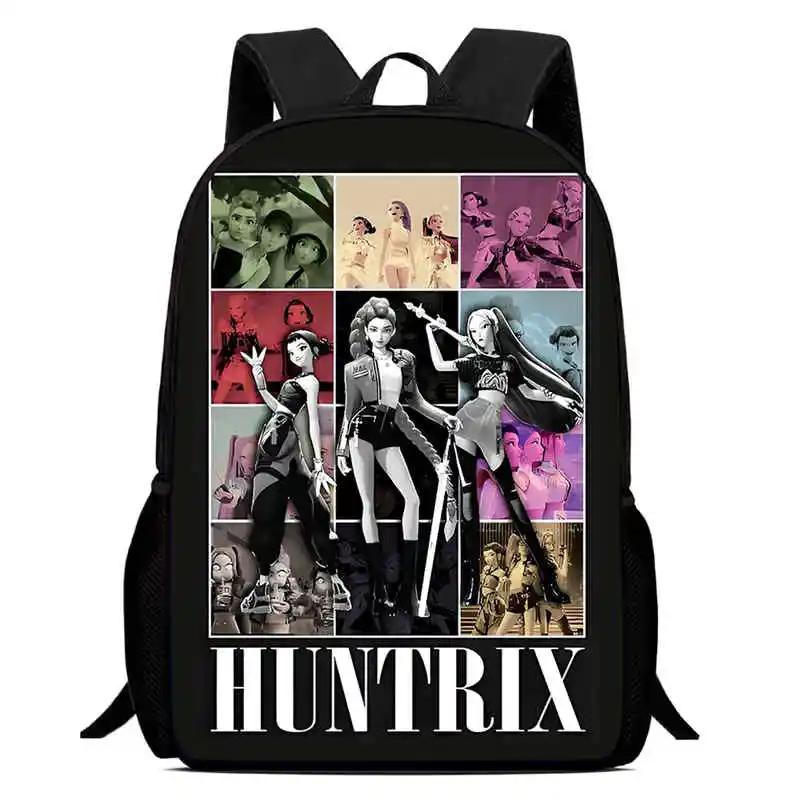Mochila Child School Backpack,Cartoon Kpop-Dem-Onhun-Ters School Bags For Girls,Durable &Light Weight Bags For Kindergarteen