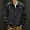 Vintage Washed Outdoor Tooling Jacket Men'S Trendy Brand Embroidered Lapel Jacket Loose Casual Cotton Top
