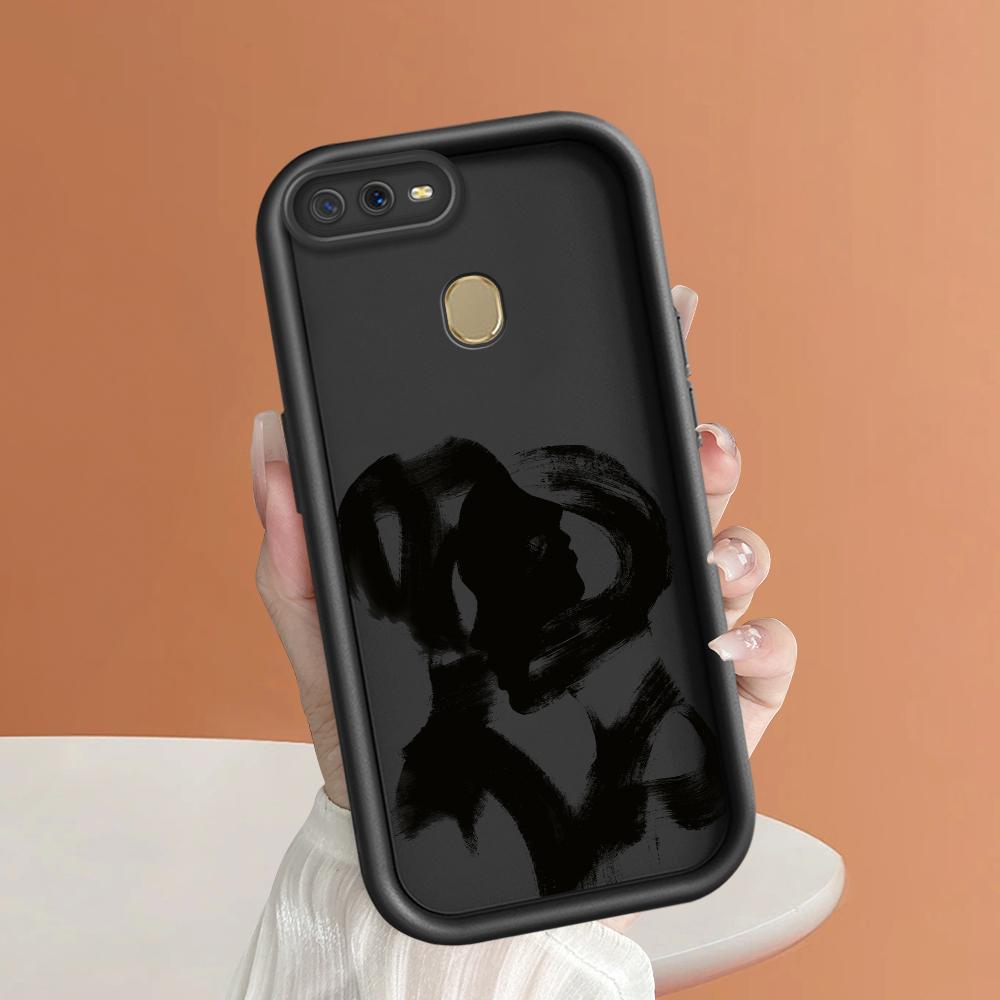 Мягкие силиконовые квадратные лестницы с мультяшным узором, полное покрытие, защита камеры, противоударный чехол для OPPO Reno Realme OnePlus