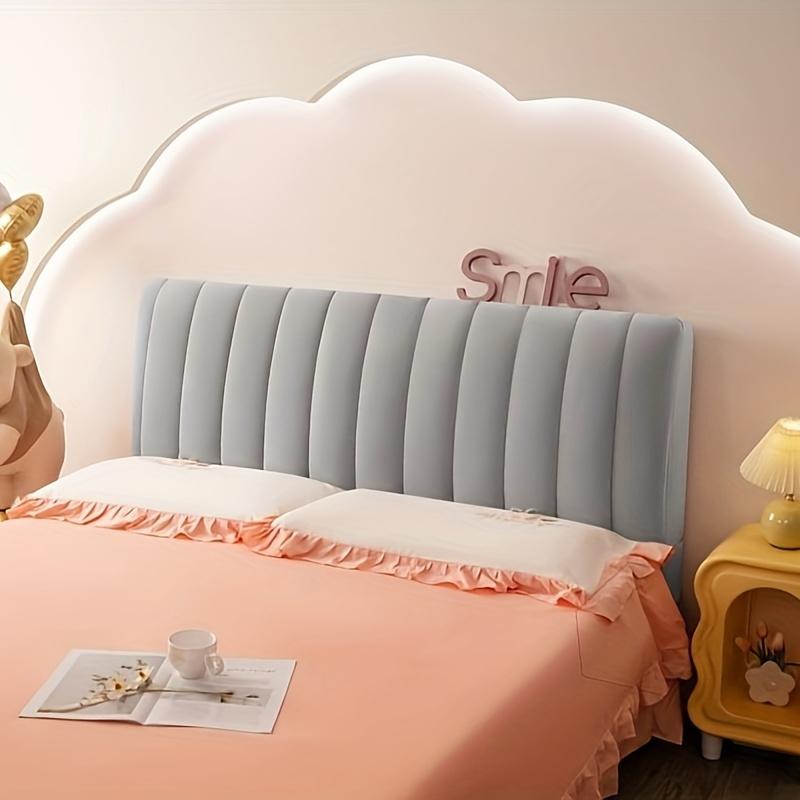 Роскошный мягкий толстый бархатный чехол на голову кровати, высококачественный короткий плюшевый стеганый чехол на изголовье кровати, универсальный защитный чехол для прикроватной тумбочки