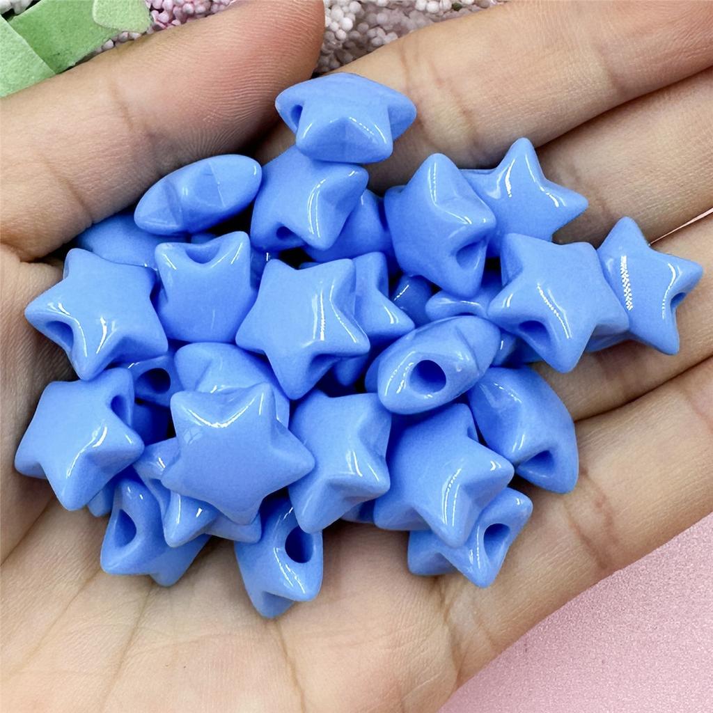 Home Party Supplies Acrylic Jewelry Accessories Advanced 40PCS For Jewelry Making Bracelets DIY Star Fashion 14.9mm Necklace Loose Beads