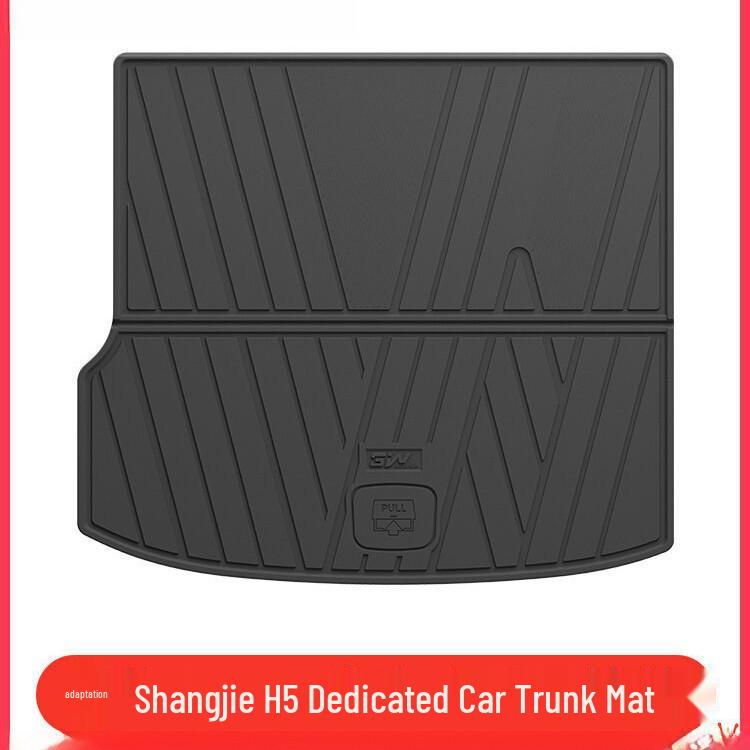 Huawei Shangjie H5 Trunk Mat: 3W All-TPE, Compatible with HarmonyOS, Car Accessory for Smart Travel.