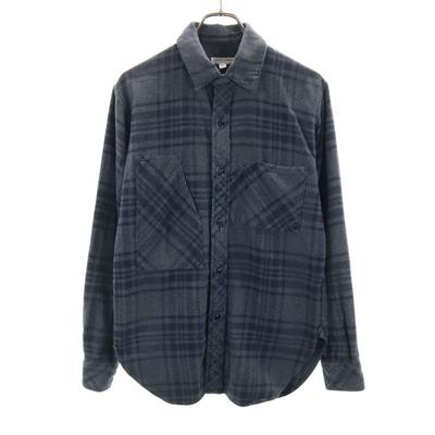 ENGINEERED GARMENTS Рубашка в клетку с длинным рукавом XS Серая Мужская Б/У