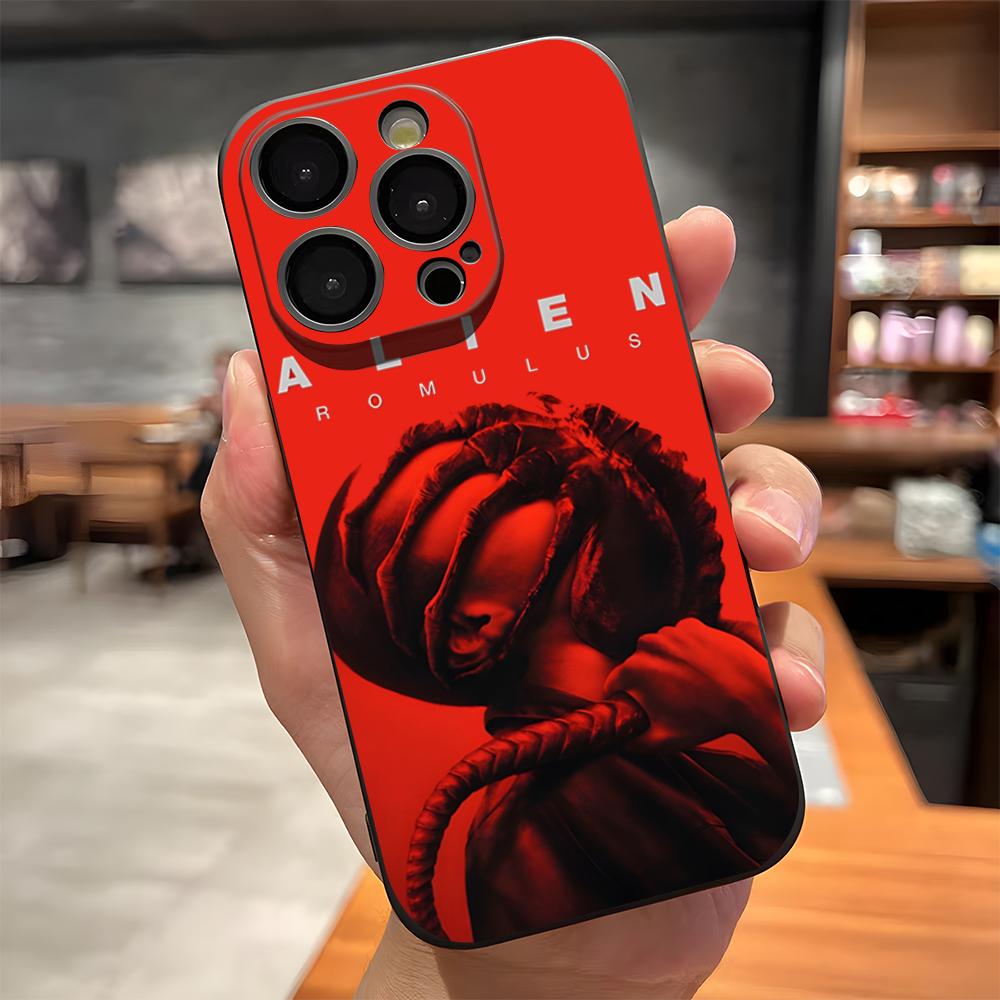 Чехол для телефона 'Чужой Ксеноморф' из фильма A-Alien для iPhone 17 Pro Max 15 Pro 16 14 Plus 12 13 Mini 11 Pro Ударопрочный Мягкий Чехол